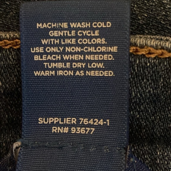 Arizona Jeans Denim Mini Skirt Patchwork Color Block Size 13 - Picture 6 of 8